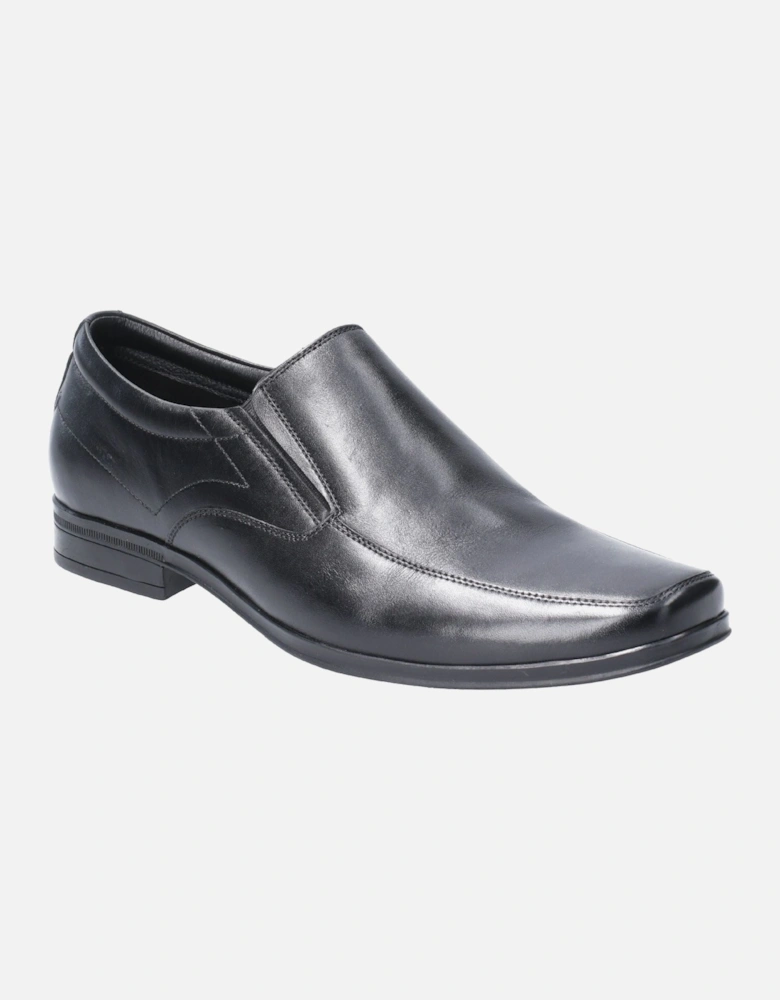 Billy Leather Men's Black Slip-On Shoes