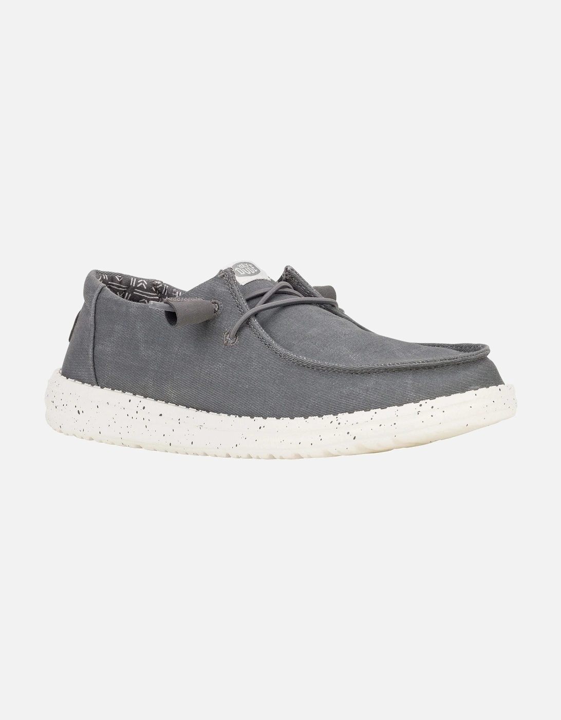 HEYDUDE model Wendy Canvas Shoe Female in Dark Grey, 8 of 7