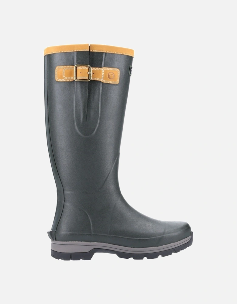 model Stratus Wellington Boot Unisex in Green