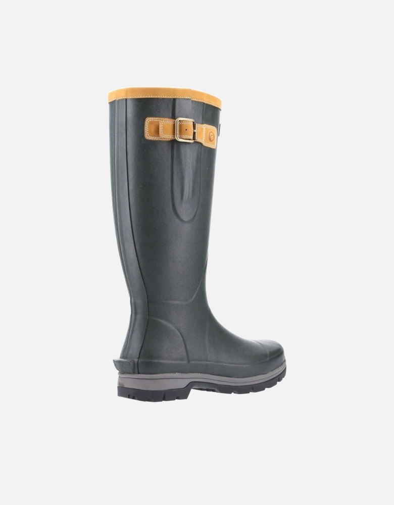 Stratus Rubber Green Wellington Boots