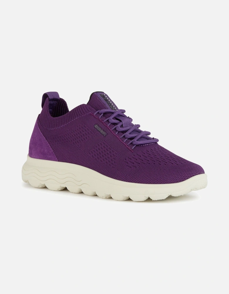 D Spherica A Leather Women's Purple Trainers