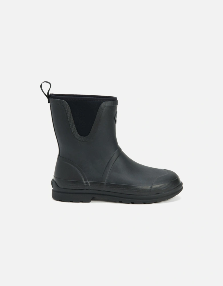 Muck Boots Originals Pull On Mid Rubber Black Wellington Boots