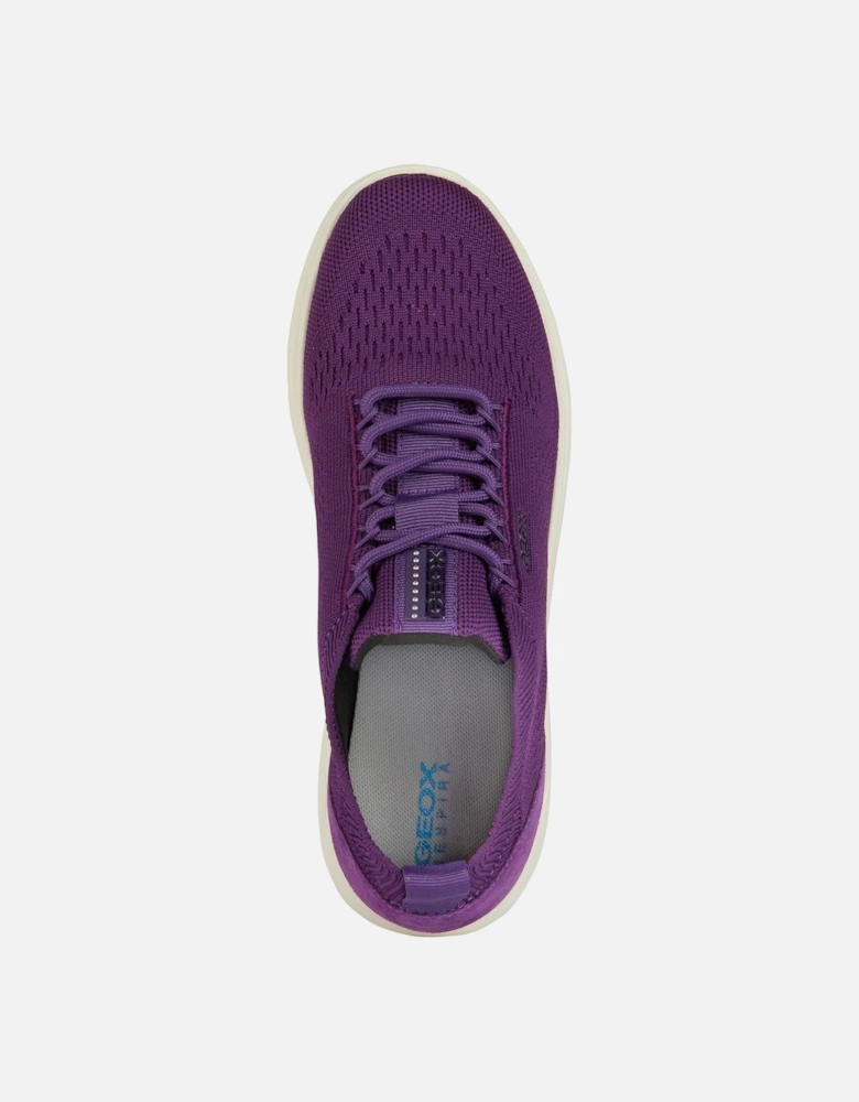 D Spherica A Leather Women's Purple Trainers