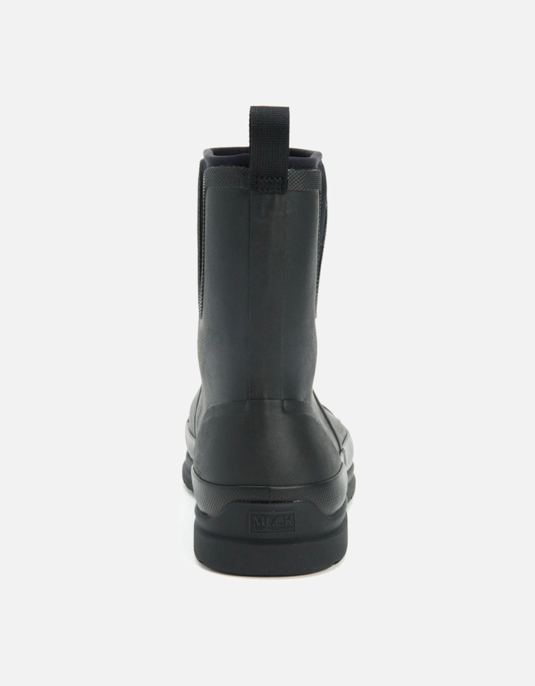 Muck Boots Originals Pull On Mid Rubber Black Wellington Boots