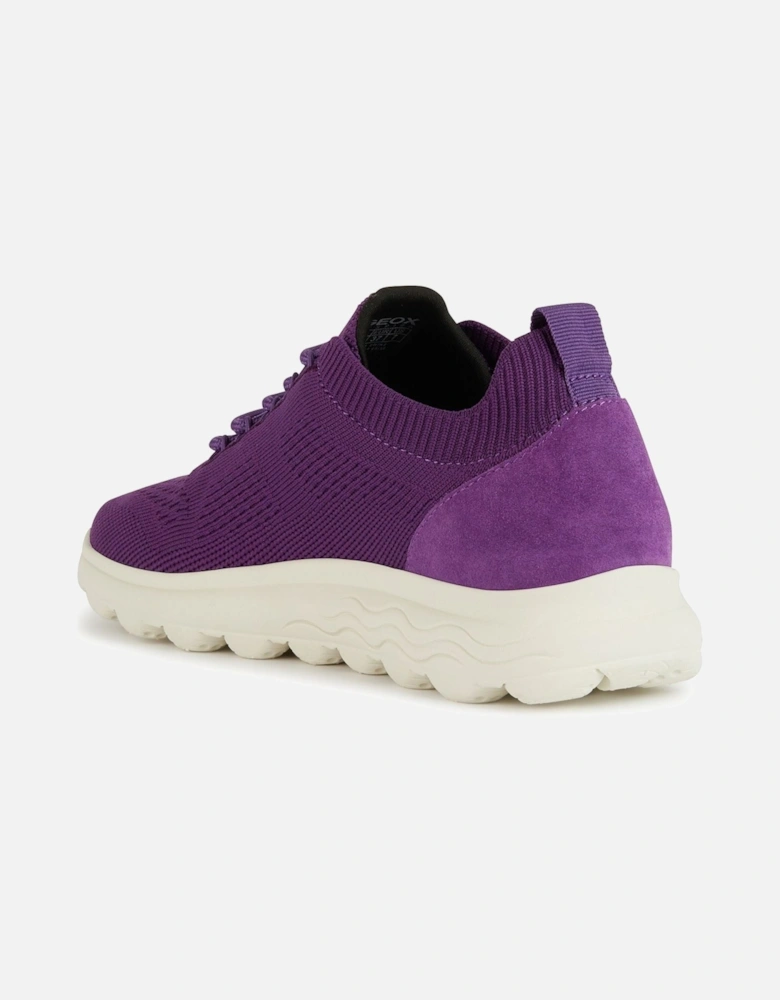 D Spherica A Leather Women's Purple Trainers