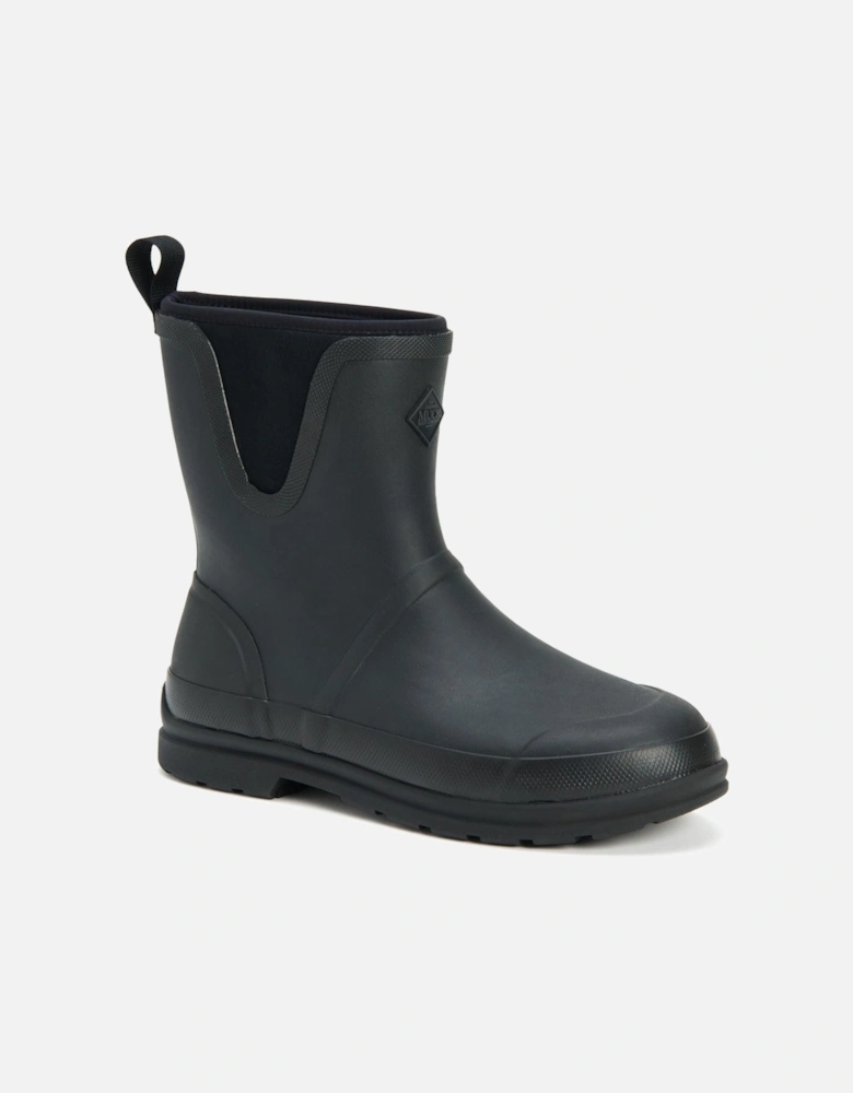 Muck Boots Originals Pull On Mid Rubber Black Wellington Boots