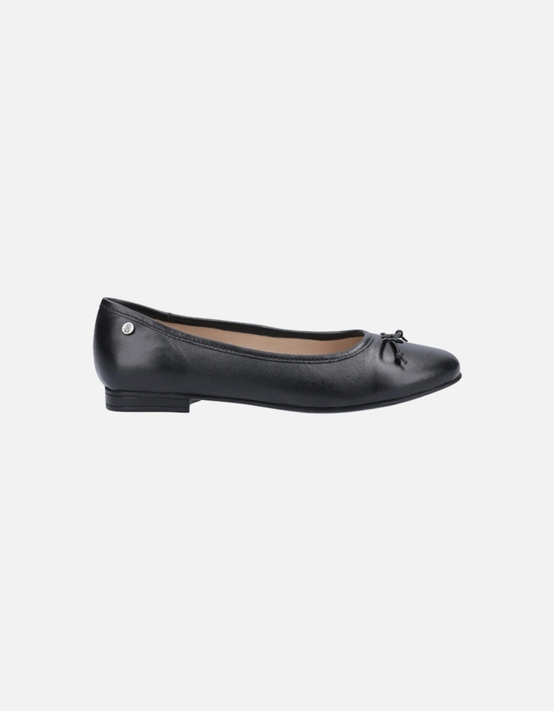 Naomi Leather Women's Black Flats