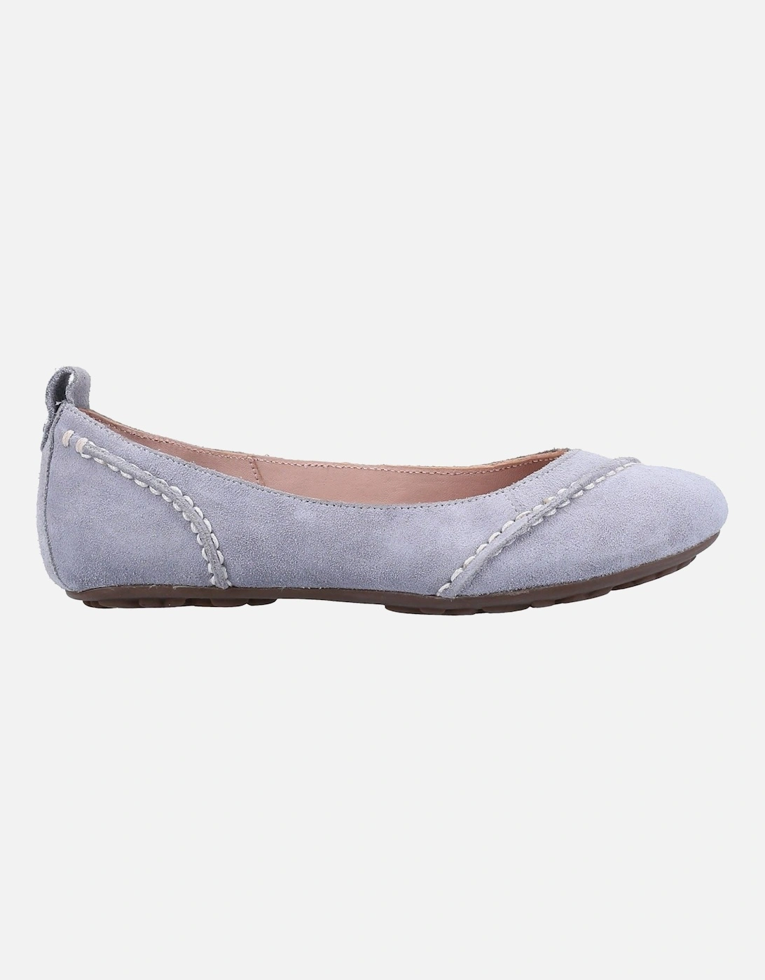 Janessa Leather Women's Dusky Blue Flats