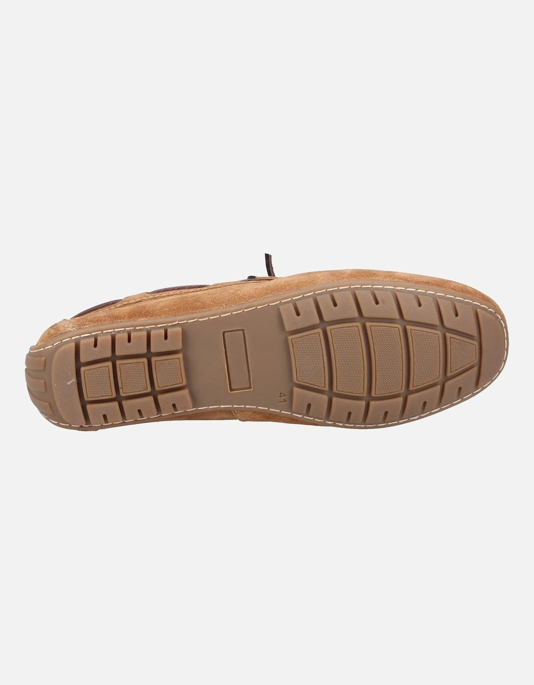 Reuben Suede Men's Tan Boat Shoes