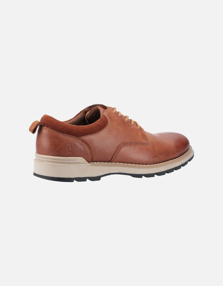 Dylan Leather And Suede Men's Tan Lace-Up Shoes