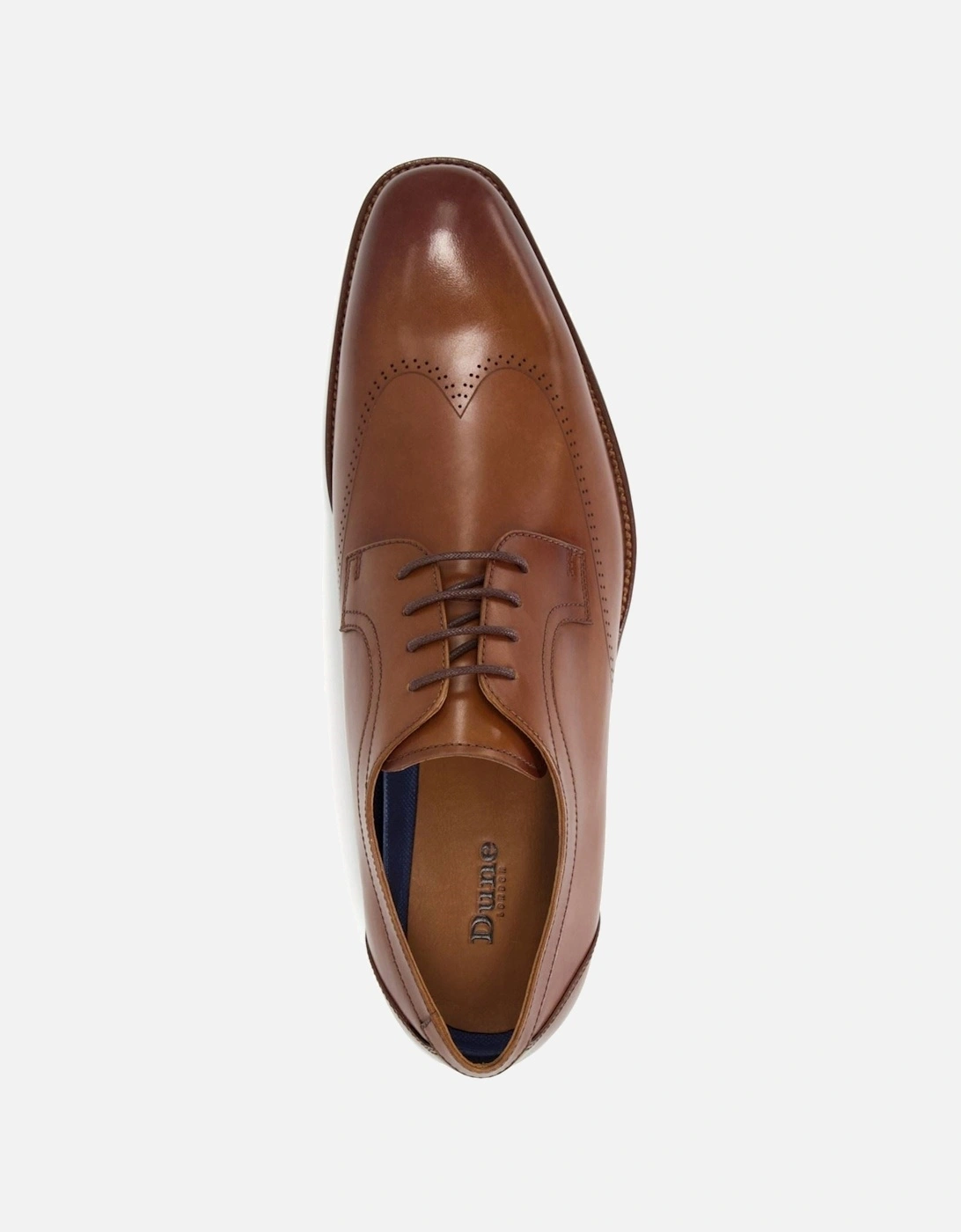 Dune Sheath Leather Men's Tan Oxford Shoes