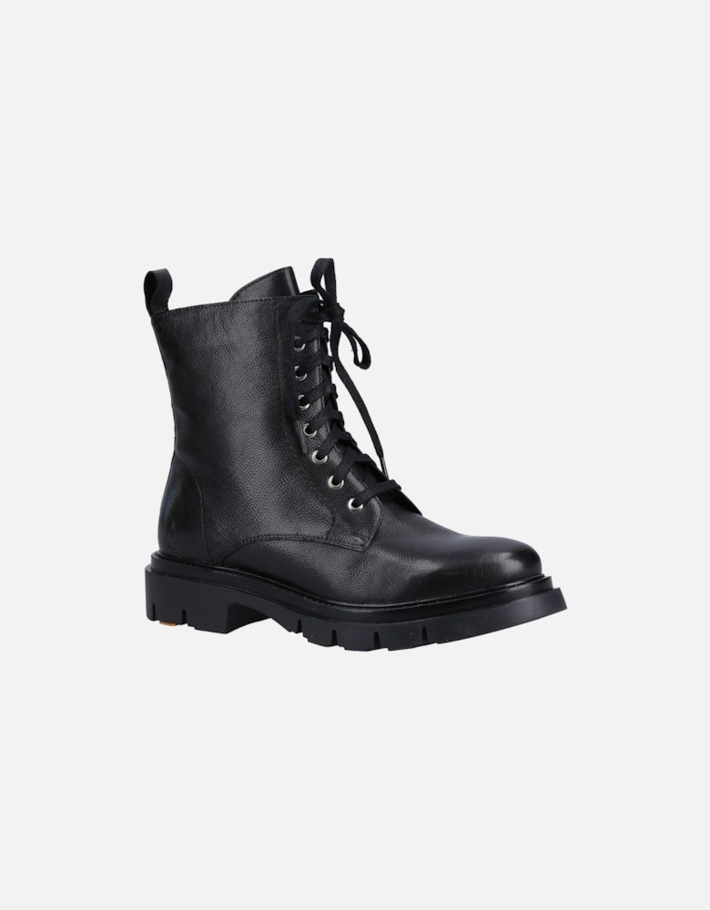 Rhea Leather Women's Black Boots