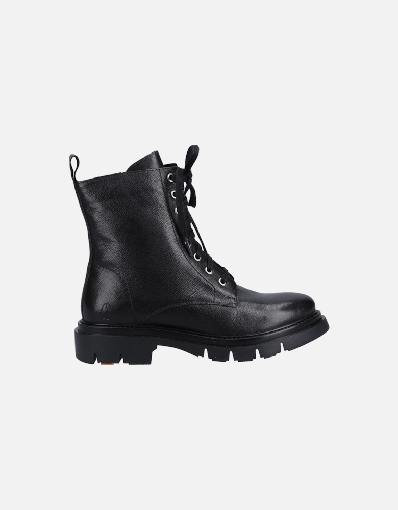 Rhea Leather Women's Black Boots