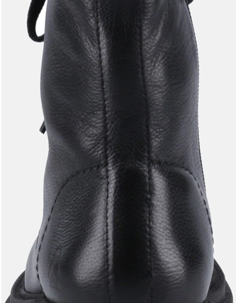 Rhea Leather Women's Black Boots