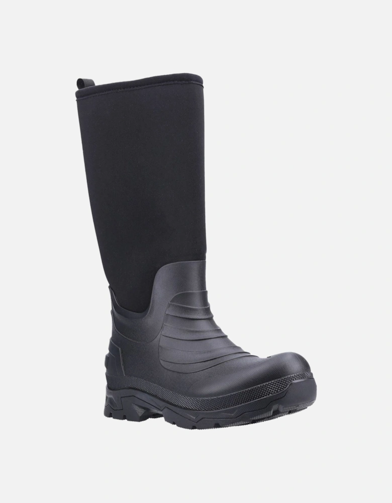 Kenwood TPR+Neoprene Black Wellington Boots