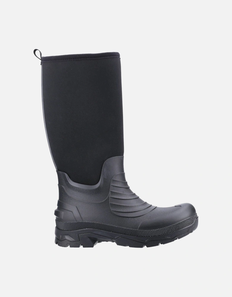 Kenwood TPR+Neoprene Black Wellington Boots