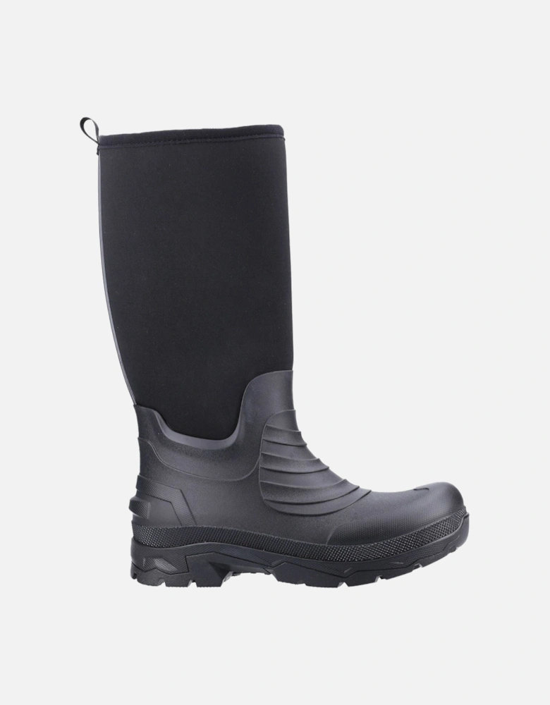 Kenwood TPR+Neoprene Black Wellington Boots