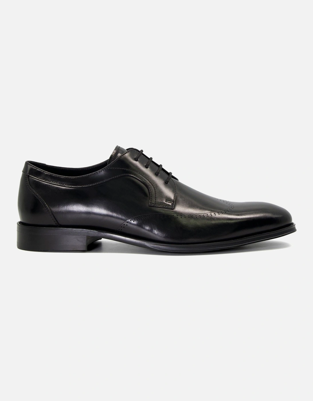 Dune Sheath Leather Men's Black Oxford Shoes