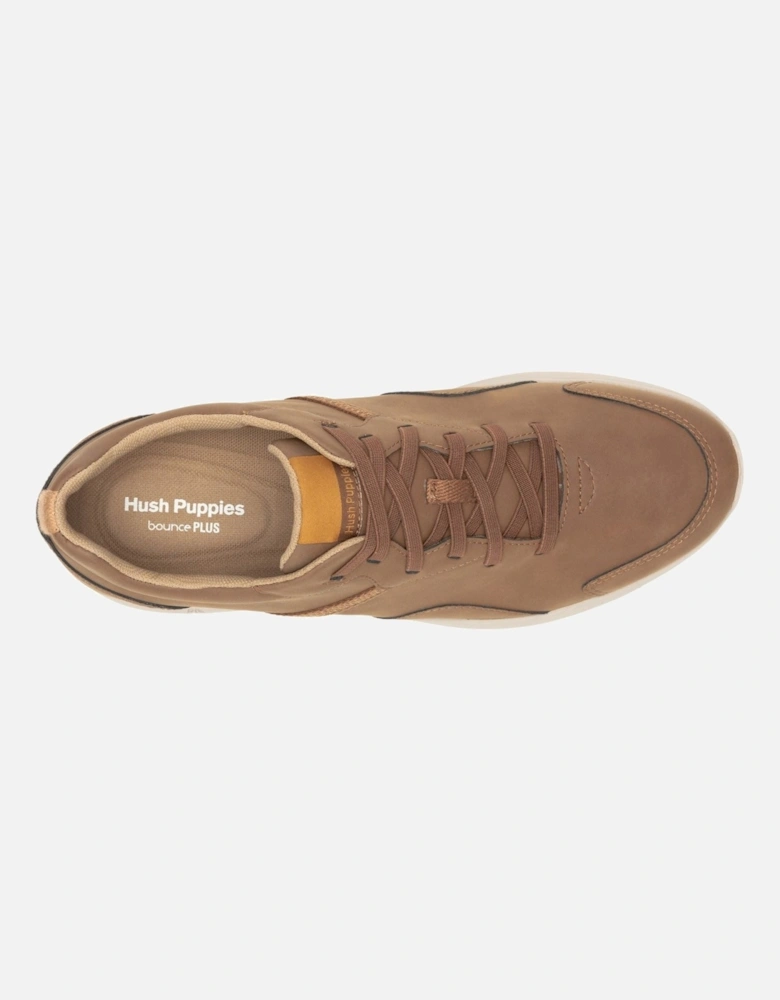 The Good Leather Men's Cognac Trainers