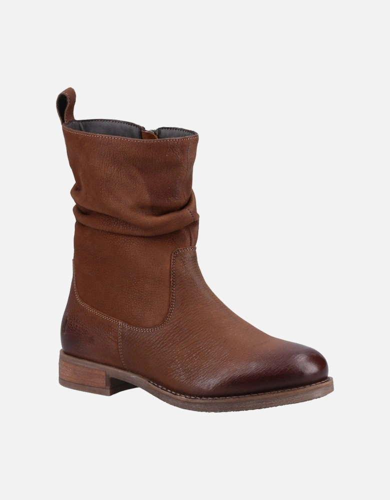 Emilia Leather Women's Tan Boots