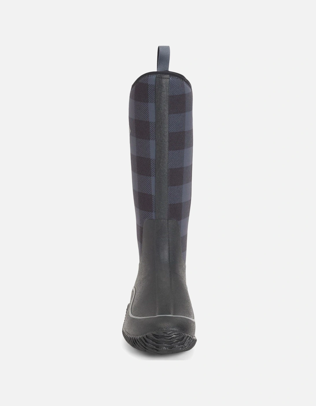 Muck Boots Hale Rubber Black/Grey Plaid Wellington Boots