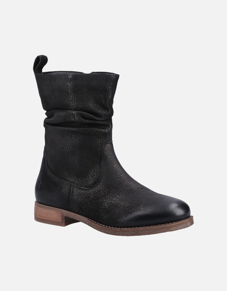 Emilia Leather Women's Black Boots