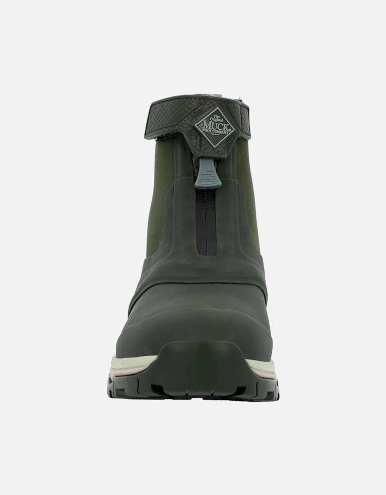 Muck Boots model Apex Mid Zip Wellington Female in Moss