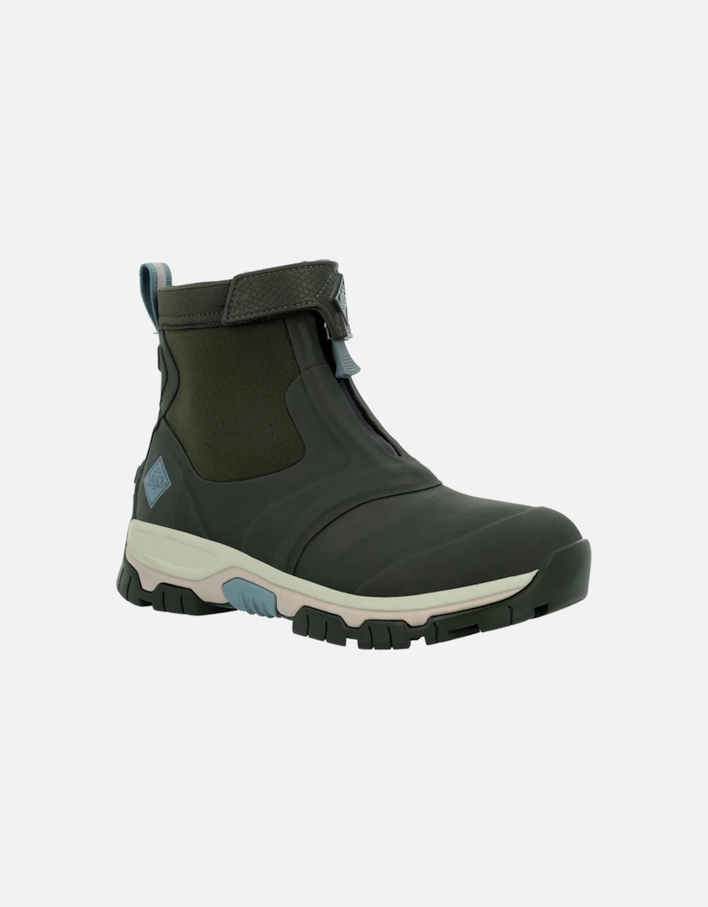 Muck Boots Apex Mid Zip Rubber Moss Wellington Boots