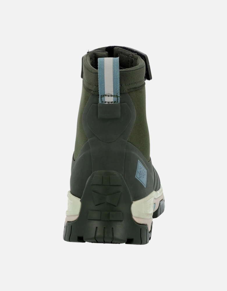 Muck Boots Apex Mid Zip Rubber Moss Wellington Boots