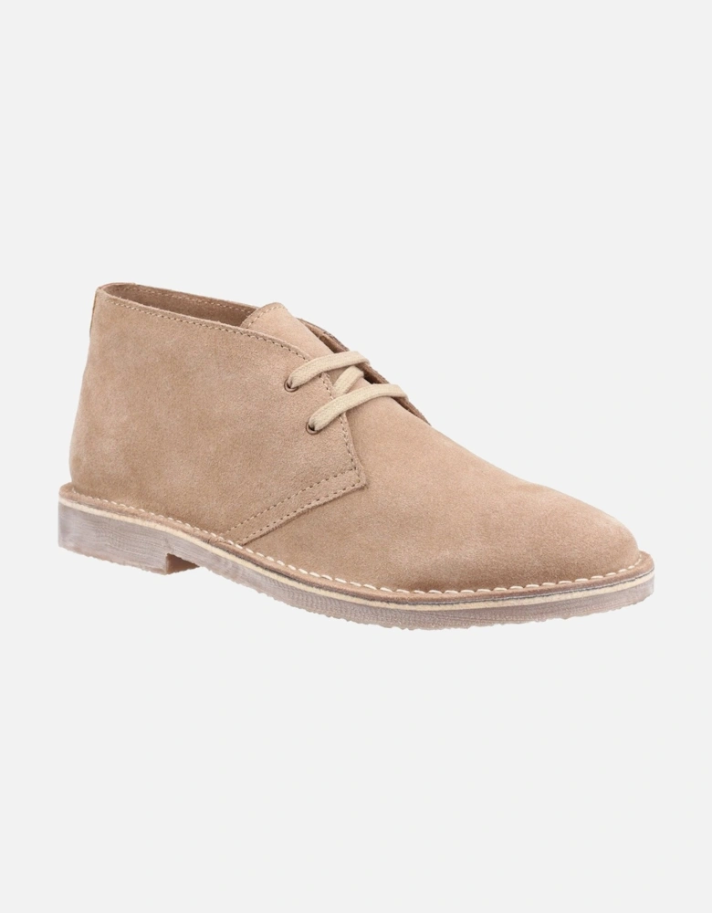 model Samuel Boot Male in Sand Suede