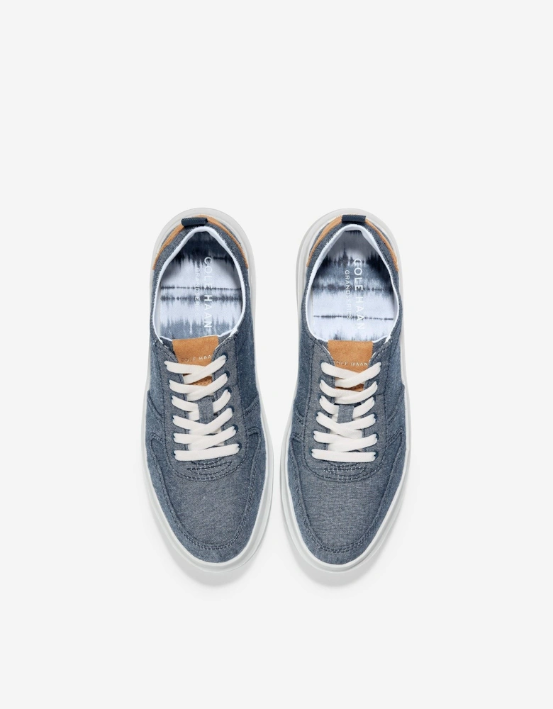 GrandPro Rally Canvas 100% Cotton Women's Chambray/Suede/Optic White Trainers