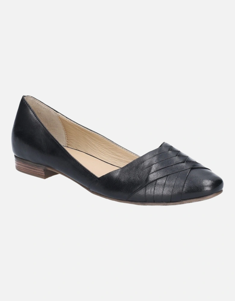 Marley Ballerina Leather Women's Black Flats