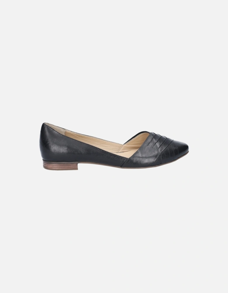 Marley Ballerina Leather Women's Black Flats