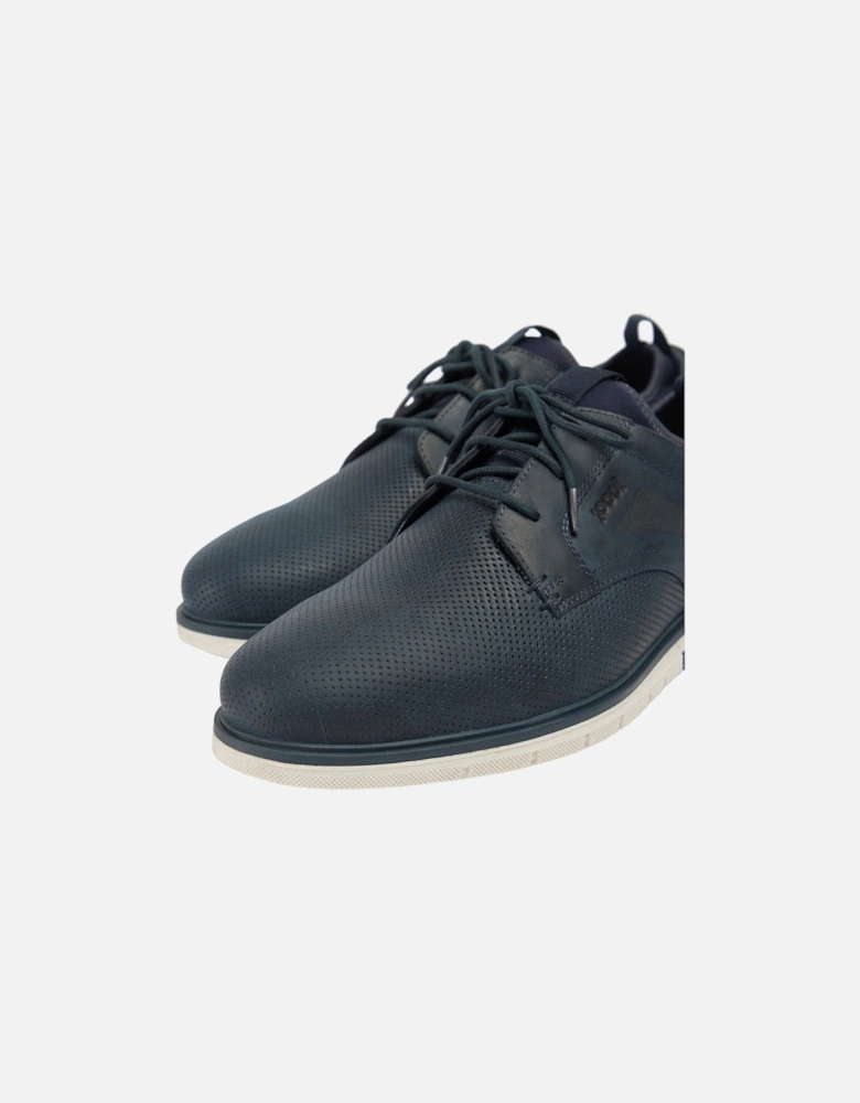 Murphy Leather Men's Navy Lace-Up Shoes