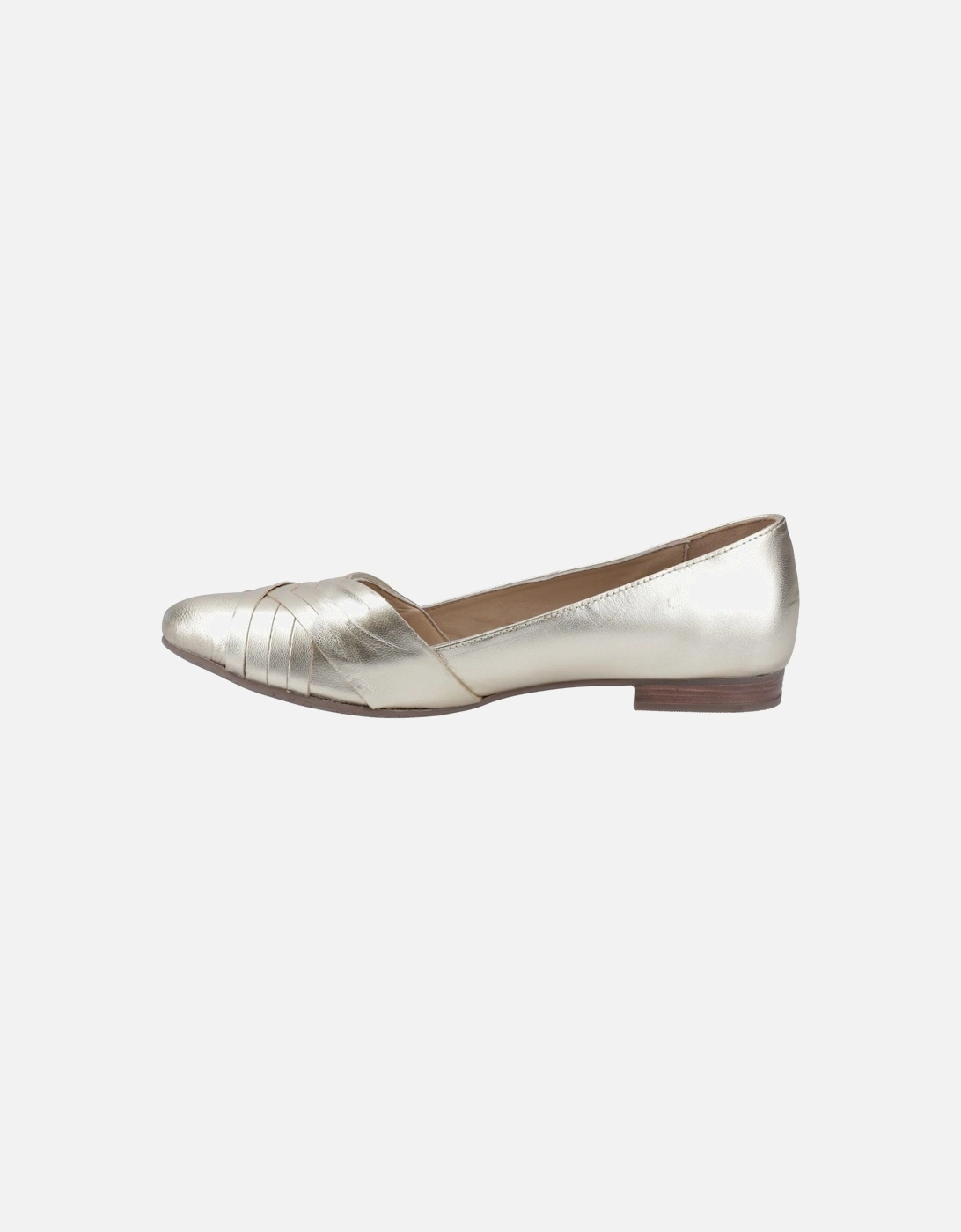 Marley Ballerina Leather Women's Gold Flats