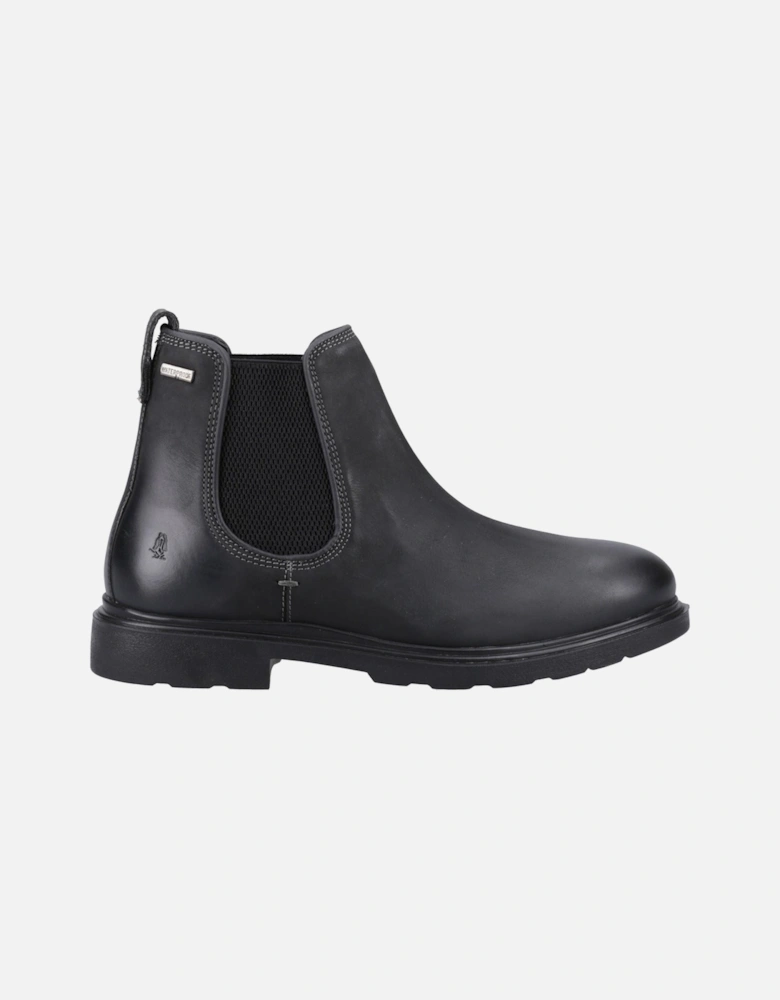 Preston Chelsea Leather Men's Black Boots