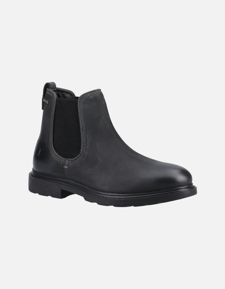 Preston Chelsea Leather Men's Black Boots