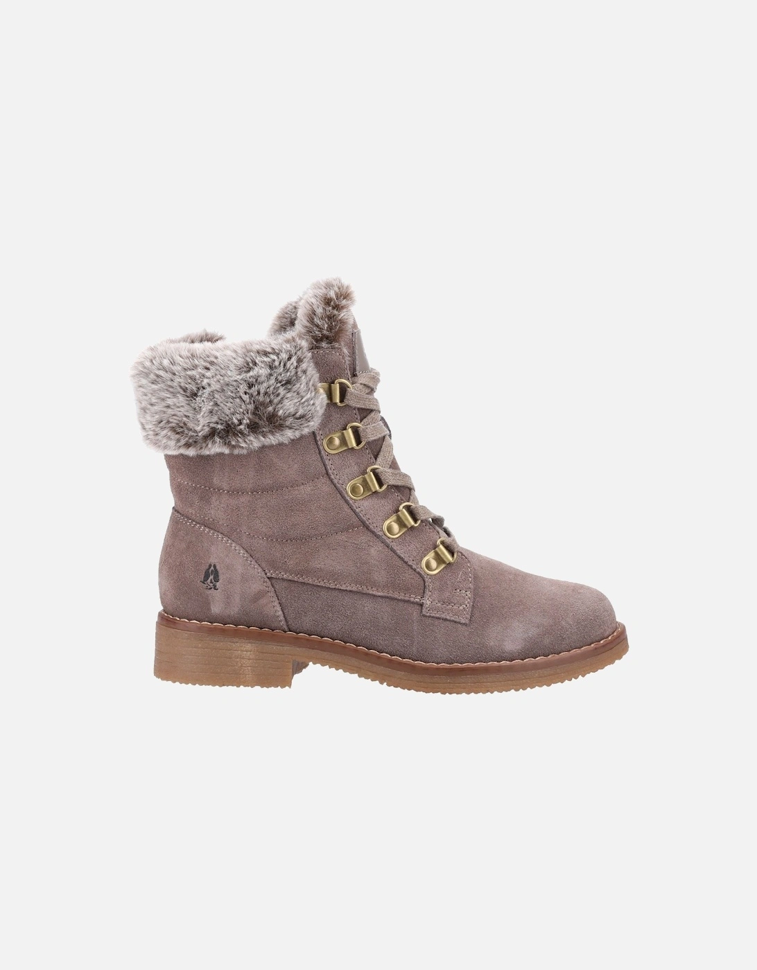 model Florence Mid Boot Female in Taupe