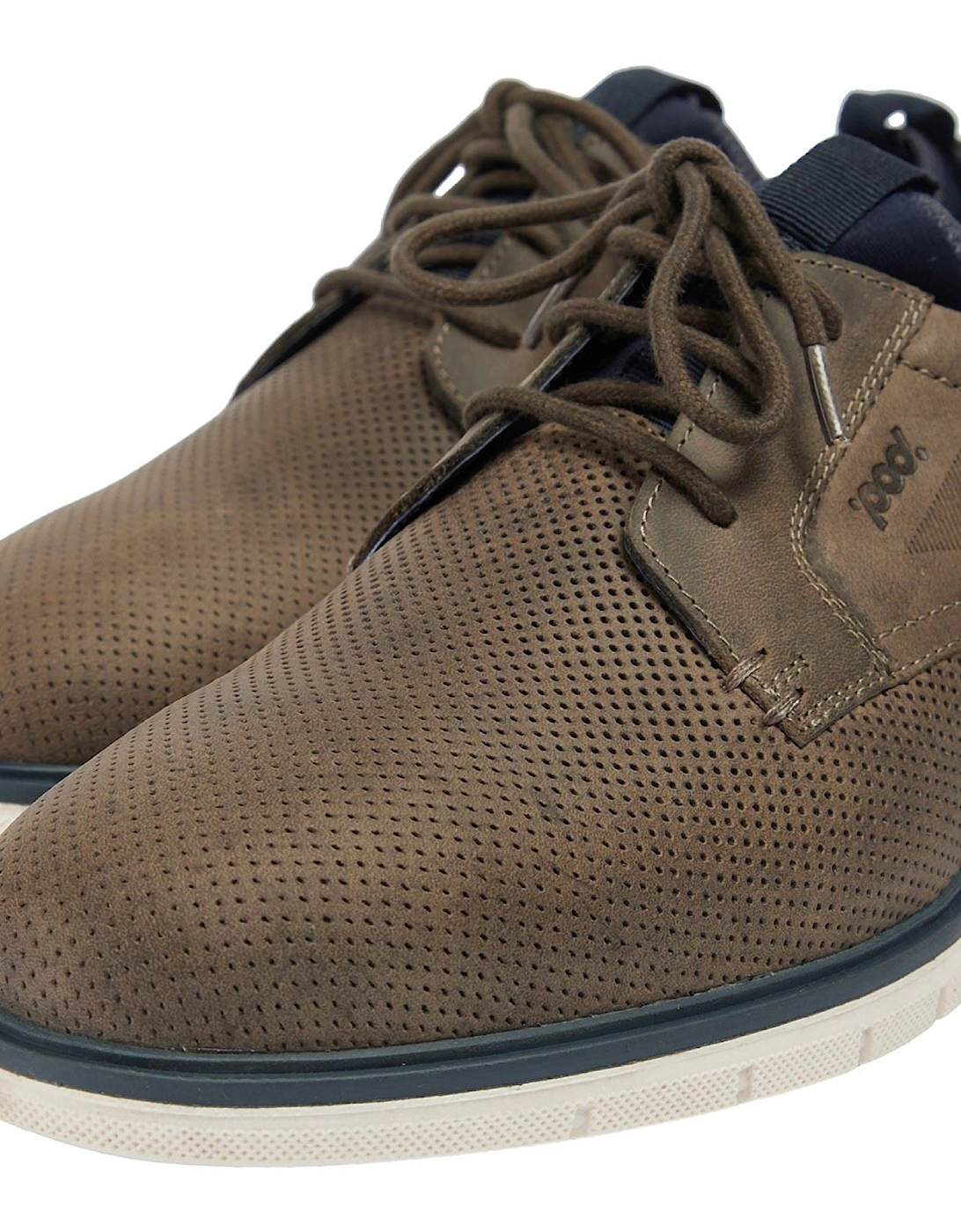 Murphy Leather Men's Grey Lace-Up Shoes