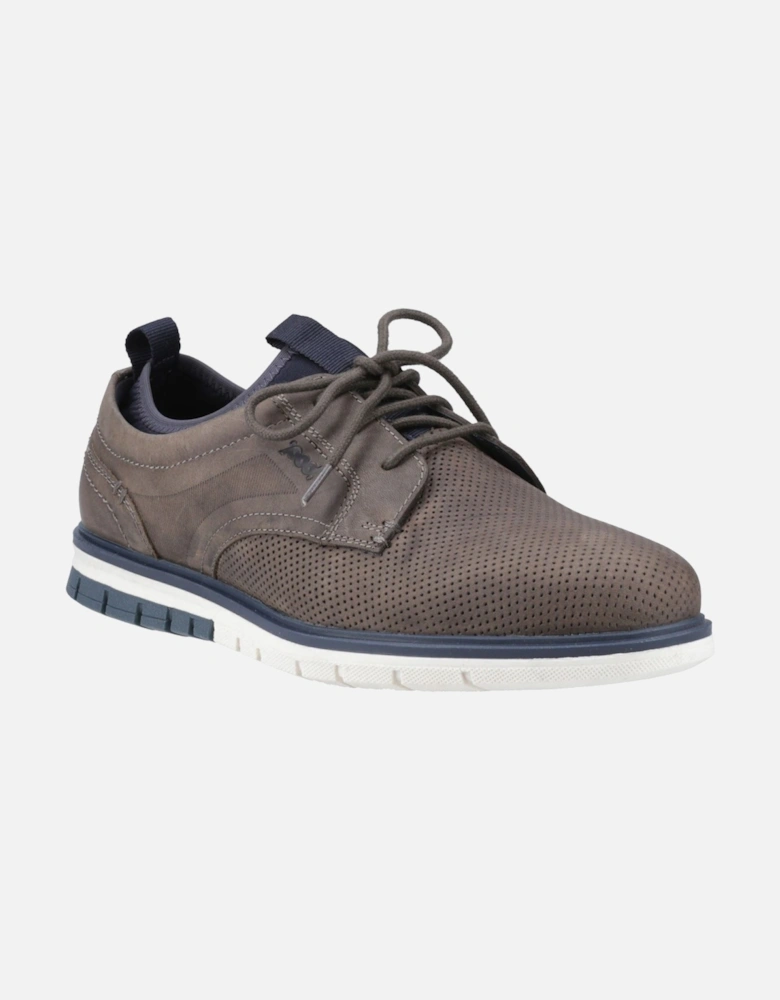 Murphy Leather Men's Grey Lace-Up Shoes