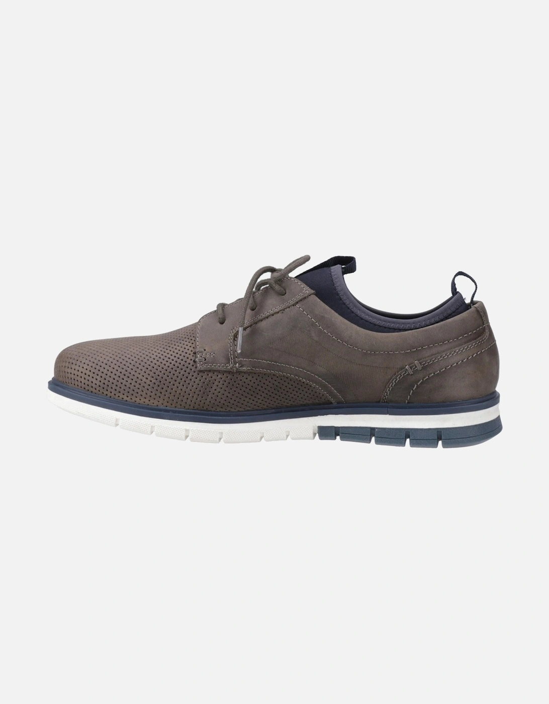 Murphy Leather Men's Grey Lace-Up Shoes