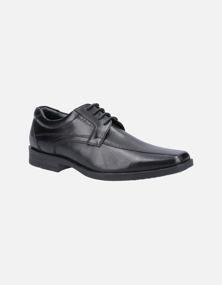 Brandon Leather Men's Black Lace-Up Shoes