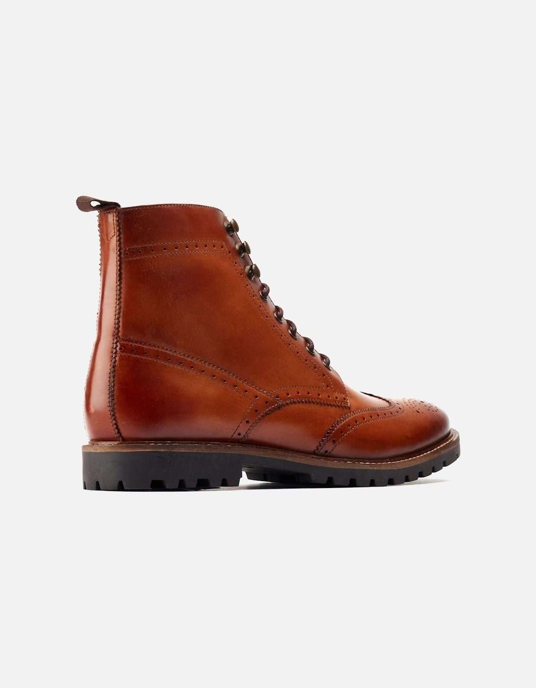 London Boone Leather Men's Tan Boots