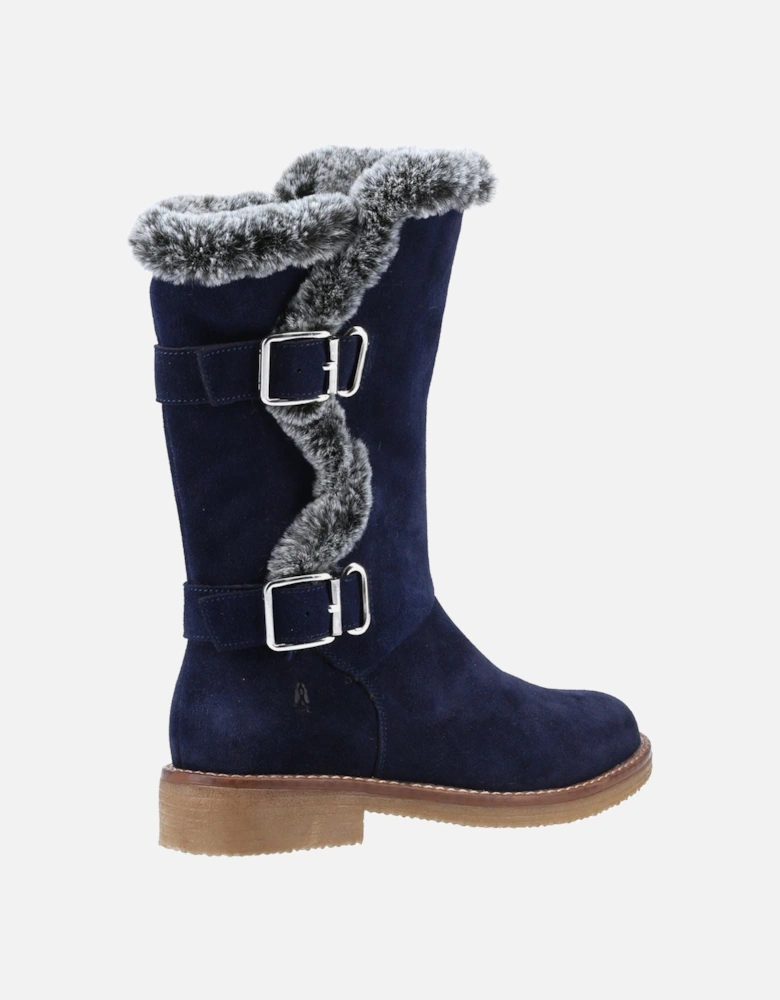 Megan Suede Women's Navy Boots