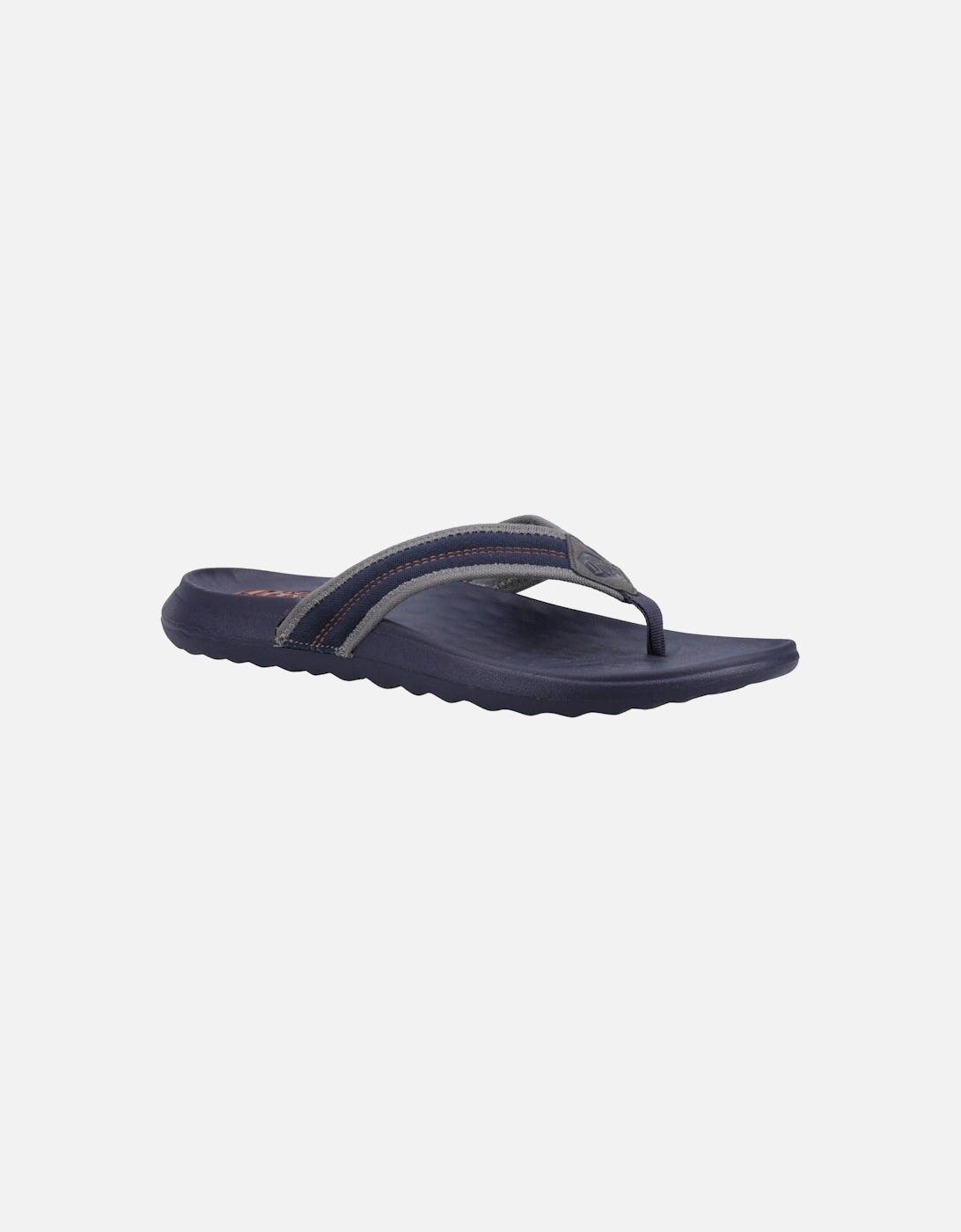 HEYDUDE model Myers Flip Sport Mode Sandal Male in Navy/Navy, 9 of 8