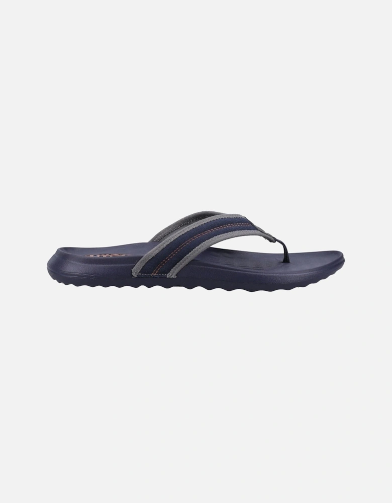 HEYDUDE model Myers Flip Sport Mode Sandal Male in Navy/Navy