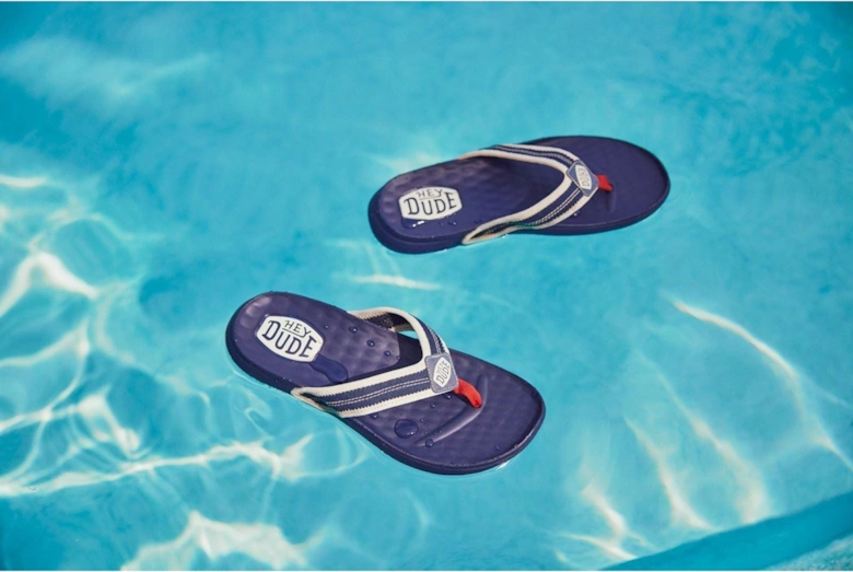 HEYDUDE Myers Flip Sport Mode Polyester Men's Navy/Navy Sandals