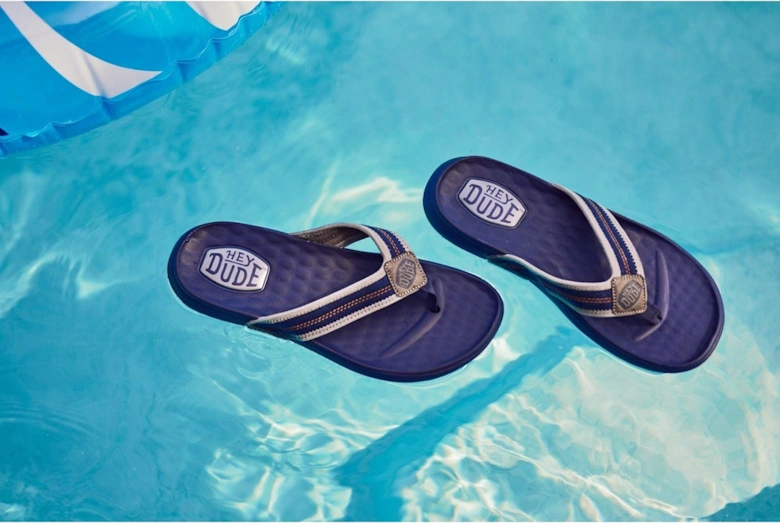 HEYDUDE Myers Flip Sport Mode Polyester Men's Navy/Navy Sandals