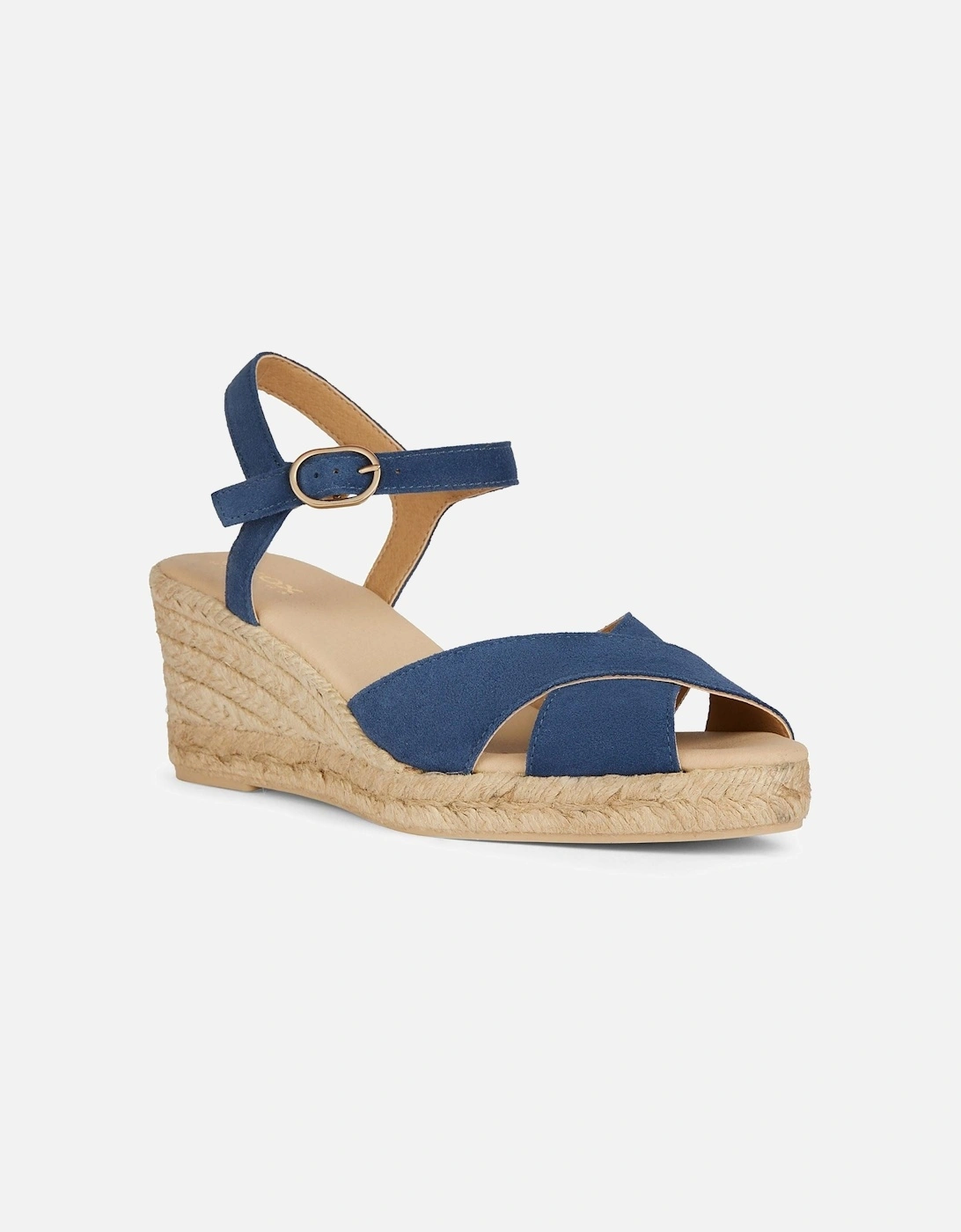 Geox Women's Navy D Gelsa Low C Sandals In - : 5 Size 5
