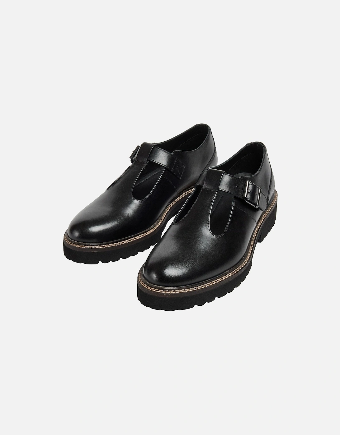 Kylee Leather Women's Black Shoes